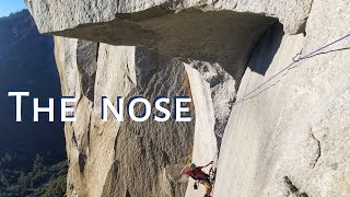 Yosemite Rock Climbing  Nose In A Day  El Capitan  8 Hour NIAD [upl. by Elberta]