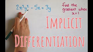 Implicit differentiation [upl. by Prichard227]