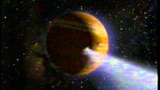 Comet Hits Jupiter  ShoemakerLevy 9  BBC Animated Guide 1994 [upl. by Gayla]