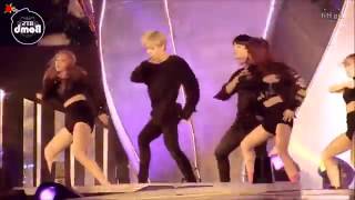 BTS JIMIN AND SEULGI RED VELVET DANCE TOGETHER [upl. by Chryste]