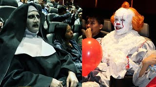 FUNNIEST Scare Pranks COMPILATION  Pennywise VS Valak Whos Scarier [upl. by Shulman81]