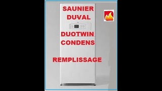 Comment remettre de la pression dans une chaudière Saunier Duval duotwin condens [upl. by Aya940]