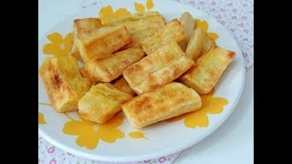 MANDIOCA FRITA NA AIR FRYER  BlasterChef [upl. by Isaacson]