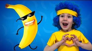 Banana  WOW Sesha family Kids Songs [upl. by Aymik]