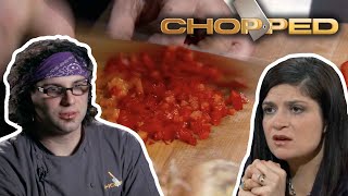 Meet the Characters of Chopped Dominicks Spills AND Gets Injured  Food Network [upl. by Whittemore795]