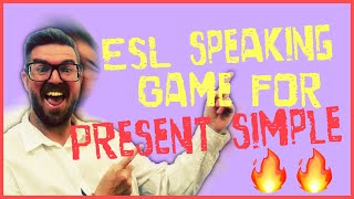 Speaking game to practice Present Simple tense [upl. by Nobell]