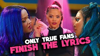 Descendants 3 Challenge  16 Lyrics Only True Fans Can Finish [upl. by Ayoral]