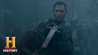 Vikings Bishop Heahmund Meets Ivar The Boneless In Battle  Homeland Premieres Dec 6  History [upl. by Atiram587]