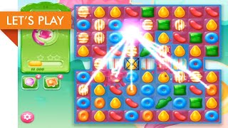 Lets Play  Candy Crush Jelly Saga iOS Level 1  25 [upl. by Mandel]