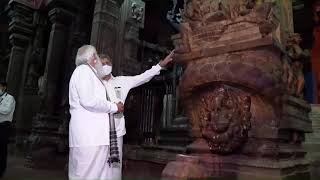 PM Narendra Modi visits Meenakshi Temple in Madurai [upl. by Tera397]