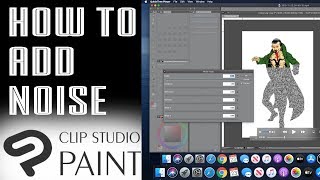 Clip Studio How to Add Noise [upl. by Anitsrhc]