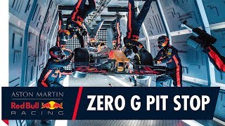 Taking an F1 Pit Stop to a whole new level  Aston Martin Red Bull Racings Zero Gravity Pit Stop [upl. by Amirak879]