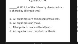 Biology Test 1 Review [upl. by Onfre]