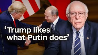 Bernie Sanders on Trump’s alignment with Russia [upl. by Curt]