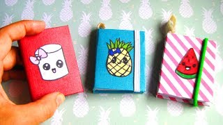 DIY MINI NOTEBOOKS  Makkelijke Kawaii Notitieboekjes How to [upl. by Niltiak80]