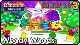 Mario Party 3  Woody Woods 4 Players Mario vs Yoshi vs Peach vs Daisy [upl. by Sucirdor]