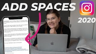The RIGHT way to add spaces to Instagram Captions [upl. by Cullen]