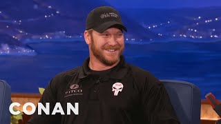 quotAmerican Sniperquot Chris Kyle Interview  CONAN on TBS [upl. by Trever773]