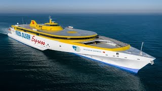 WORLD’S FIRST AND LARGEST HIGH SPEED PASSENGER TRIMARAN FERRY [upl. by Antonietta]