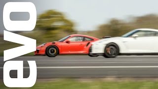 Nissan GTR vs Porsche 911 GT3 RS  which is fastest  evo DRAG BATTLE [upl. by Oihsoy102]