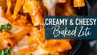 Easy Baked Ziti Recipe [upl. by Ahseem509]