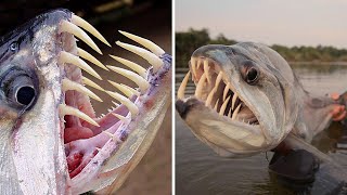 10 DEADLIEST River Monsters Of The Amazon [upl. by Nosnhoj]