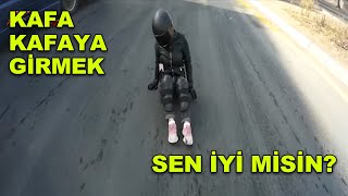 Boş yolda kayıp düşrü  İnanılmaz motorcu kazaları  Sizden gelenler 14 [upl. by Cleve]