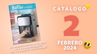 Catálogo Betterware Febrero 2024 [upl. by Cynthie]