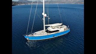 28 m MotorSailer yacht For Sale Interior Walkthrough [upl. by Hcurob]