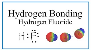 Hydrogen Bonding in Hydrogen fluoride HF [upl. by Mylan]