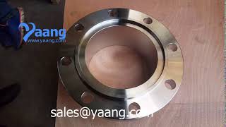 ANSI B165 A182 F304L WNSmall Tongue Flange 6 Inch 150LB [upl. by Aonehc672]