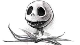 Draw Jack Skellington  Halloween Special [upl. by Ramedlaw]