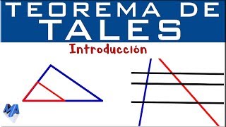 Teorema de Tales  Introducción [upl. by Rigdon]