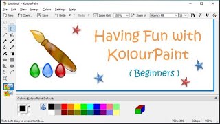 KolourPaint Tutorial for Beginners [upl. by Lamberto]