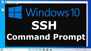 SSH Client on Windows 10 Using the Command Prompt  SSH from Windows to Linux and Other Systems [upl. by Marpet]