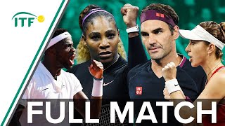 Roger FedererBelinda Bencic v Serena WilliamsFrances Tiafoe  FULL MATCH  USA v SUI  Hopman Cup [upl. by Katherin]