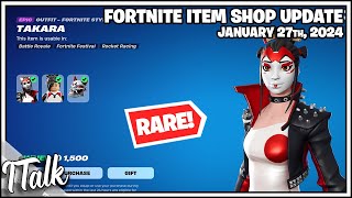 NEW EMOTE amp RARE SET RETURN Fortnite Item Shop January 27th 2024 Fortnite Chapter 5 [upl. by Maunsell]