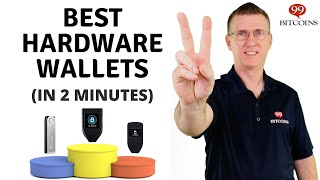 Best Hardware Wallets of 2024 in 2 minutes [upl. by Wiburg690]