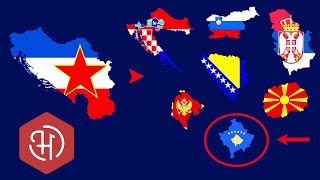 The Fall of Yugoslavia  The Four Yugoslav Wars Explained [upl. by Htebasil956]