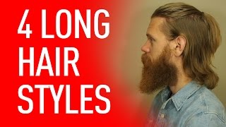 Four ways to wear long hair  Eric Bandholz [upl. by Yee249]