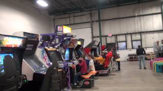 Arcade and Pinball Auction Jan 11 2014  Northaven CT  Johns Arcade on the Road [upl. by Amador557]