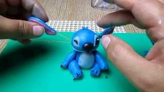 Stitch in fondant tutorial [upl. by Sibeal622]