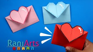 SOBRES DE CORAZÓN  ORIGAMI  fácil [upl. by Etsyrk459]