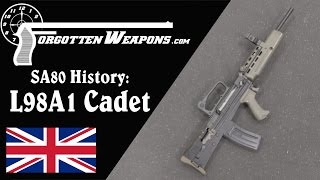 SA80 History L98A1 Cadet ManuallyOperated Rifle [upl. by Anabal813]