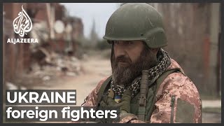 Ukraine conflict Georgian volunteer defending freedom on frontline [upl. by Solahcin]