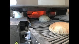 Pita Bread Production Line  Compact Single Output [upl. by Rehctelf]