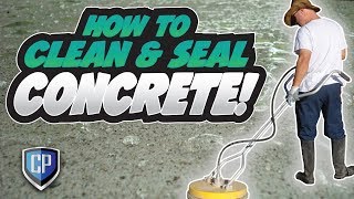 DIY How to Clean and Seal Concrete [upl. by Isleana372]