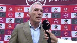 Absa Premiership  Orlando Pirates v Kaizer Chiefs  Postmatch interview with Ernst Middendorp [upl. by Aneris991]