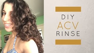 Apple Cider Vinegar Hair Tutorial  DIY Rinse [upl. by Sialac]