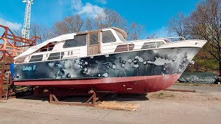 Last Days on Land for Our Boat  Week 29  Vintage Yacht Restoration Vlog [upl. by Avahc]